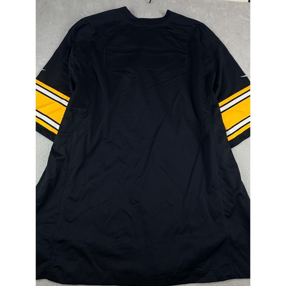 Mens 5XL Nike Pittsburgh Steelers NFL "On Field" Black Football Jersey NWT - Picture 3 of 3
